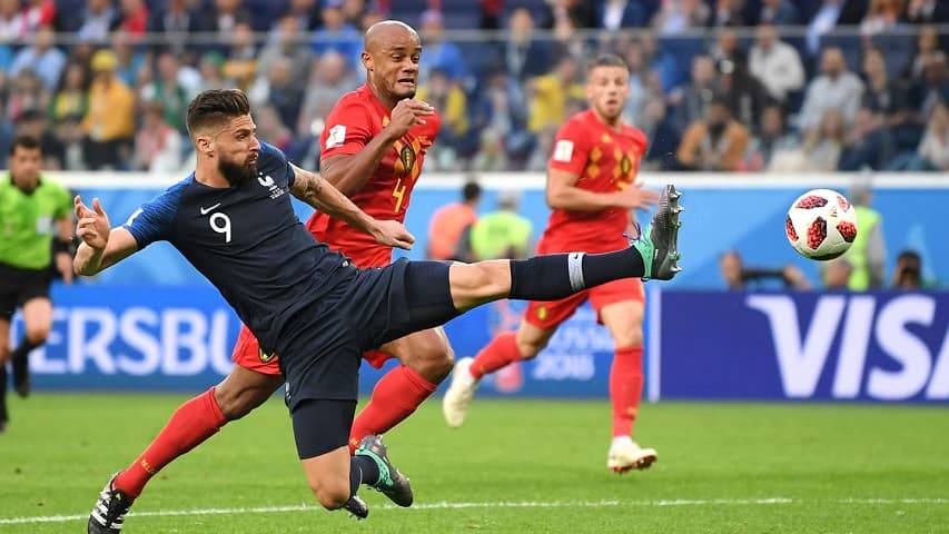 Матч полуфинала Франция – Бельгия, 1:0