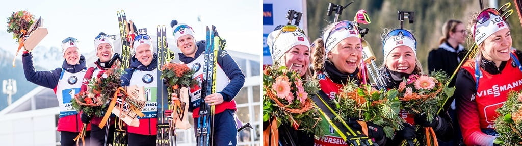 Сборная Норвегии выиграла медальный зачёт на чемпионате в Антхольце