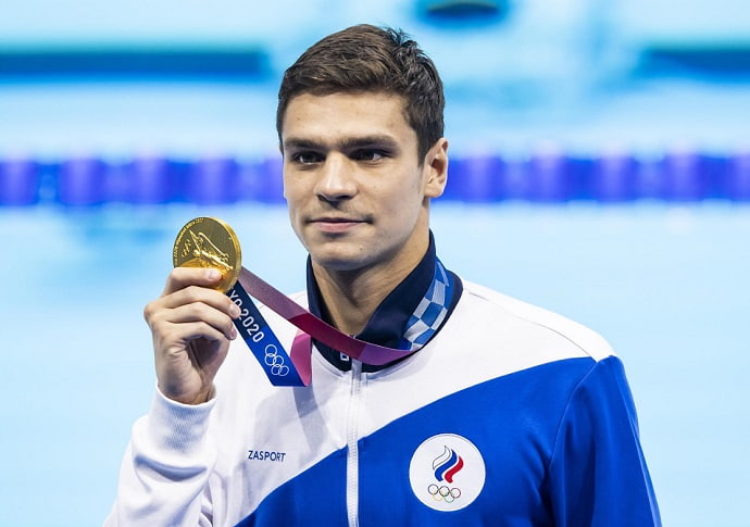 Российский пловец Евгений Рылов завоевал два золота 