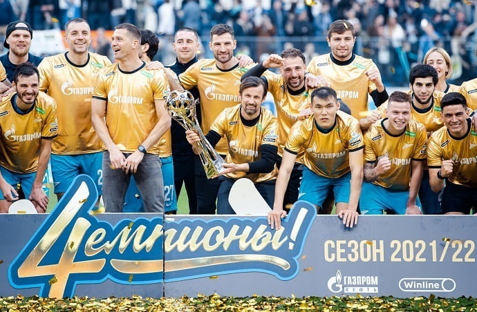 В сезоне 2021/2022 «Зенит» в очередной раз  подтвердил своё звание чемпиона