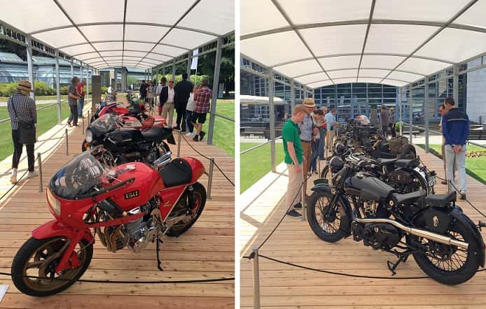 Также на берегу озера Комо проводится выставка и конкурс винтажных мотоциклов