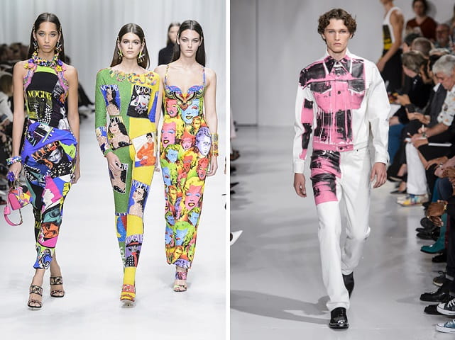 Versace, Calvin Klein