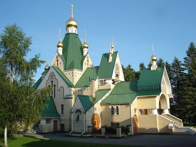 Троицкий собор в Свято-Троицком монастыре в Джорданвилле, США