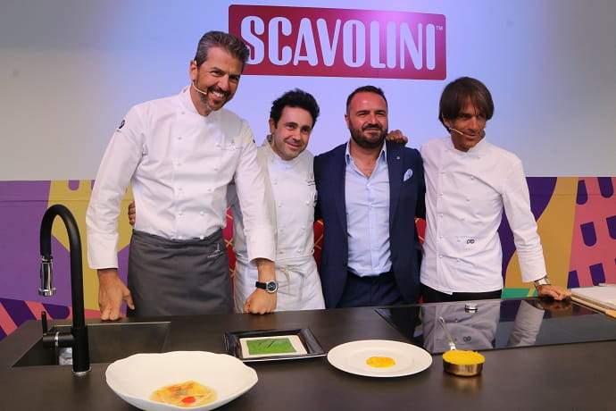 (слева направо) Андреа Бертон, Даниэл Канциан, Федерико Гордини и Давид Олдани