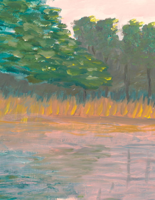 Картина Джимми Картера « Живой дуб на рассвете» 