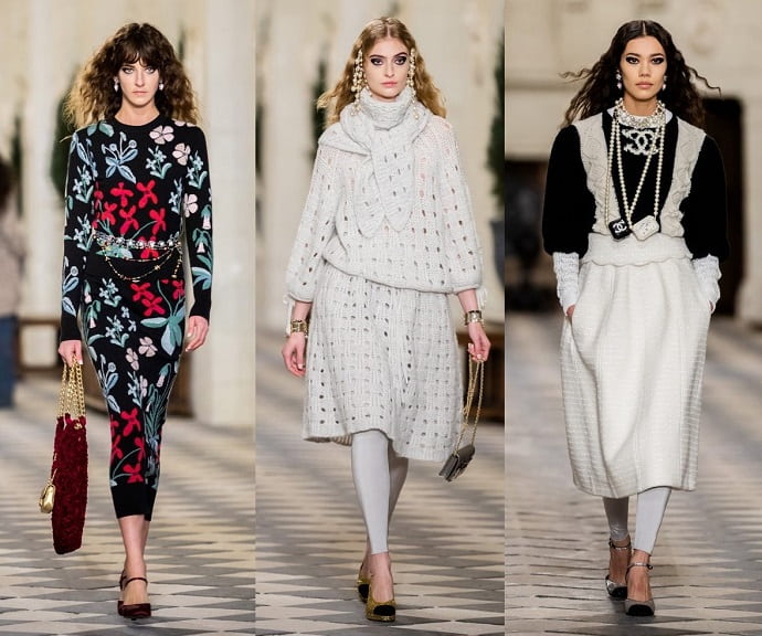 В моде — многослойность, мешковатость и «вязаность»
