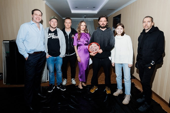 Кадр со съёмок второго сезона сериала «Контейнер»