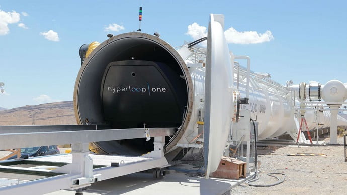 Проект вакуумного поезда Hyperloop в стадии реализации