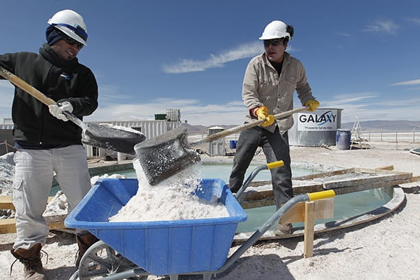World reserves of lithium are large - it is extracted in mines