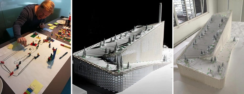 On the roof of the plant will be a year-round ski slope