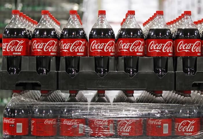 Coca-Cola supplies about 13 billion units of its products.