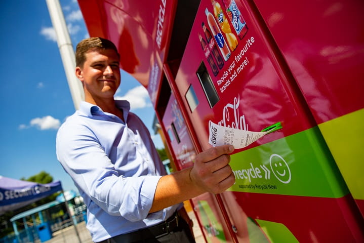 For trash the machine issues a voucher with a 50% discount on rides