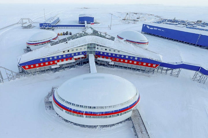 Arctic Shamrock - military base of the Russian Federation