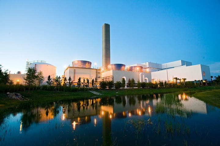 Waste incineration plant in Sweden