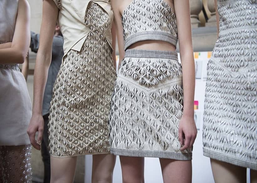 Clothes by Iris van Herpen from the Netherlands is 3D-printed