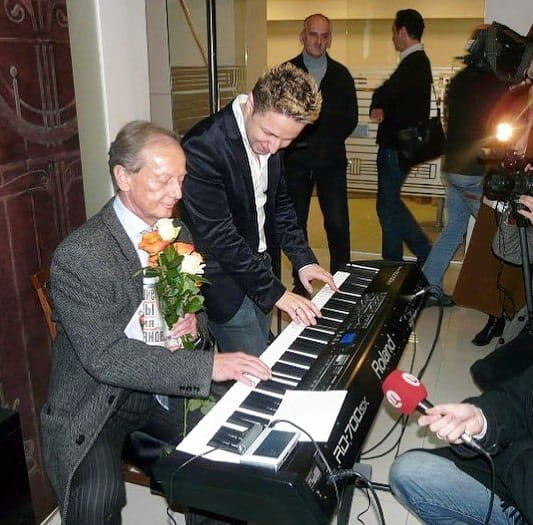 Mikhail Zadornov and Brandon Stone