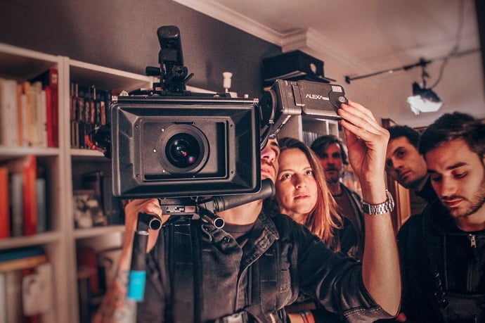 Lana Vlady shoots her second short film