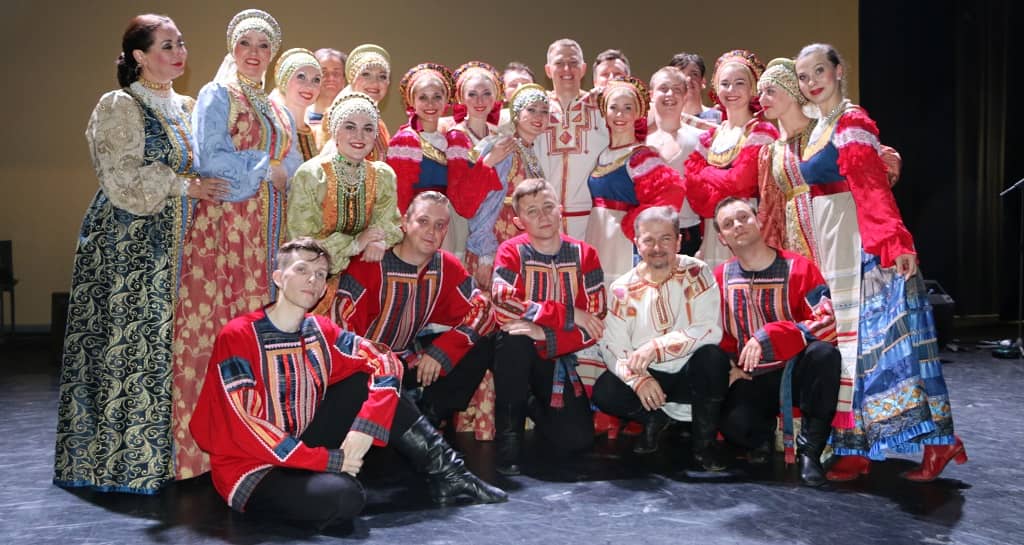 The State Vocal Choreographic Ensemble «Rus» performed on June 3 in the framework of the "Russian Seasons" in Milan