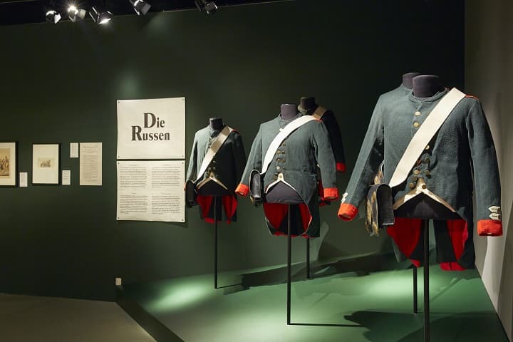 Exposition of the exhibition dedicated to Suvorov