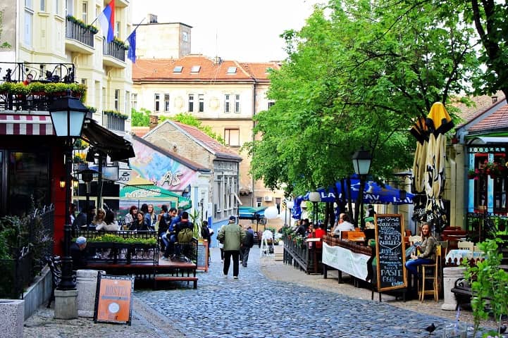 Skadarlija - the oldest quarter in Belgrade