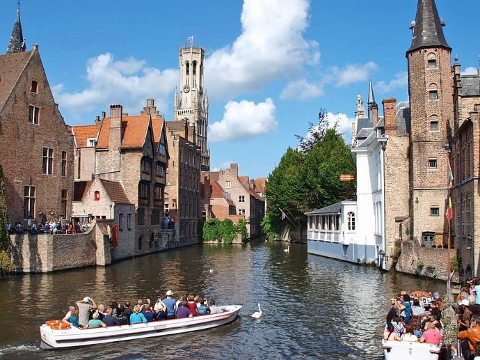 The number of one-day guests will reduce in Bruges