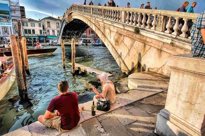 In Venice, it is forbidden to swim in the canals