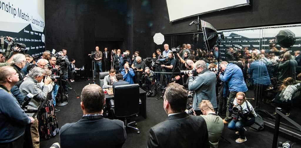 The media had a very high interest in the latest classic game.
