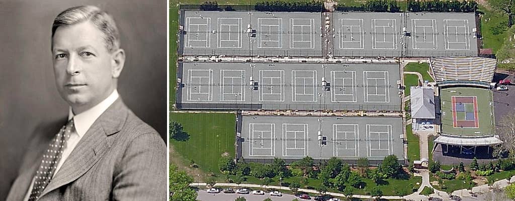Dwight Davis and the Davis Tennis Center in the United States