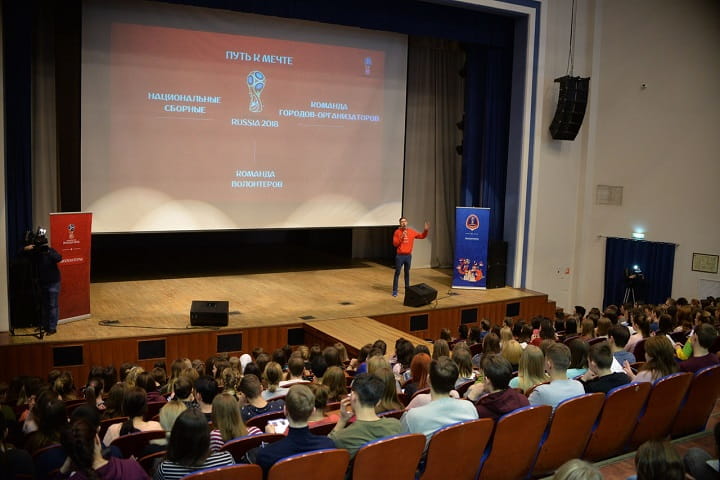 The valunteers training for the tournament has already begun