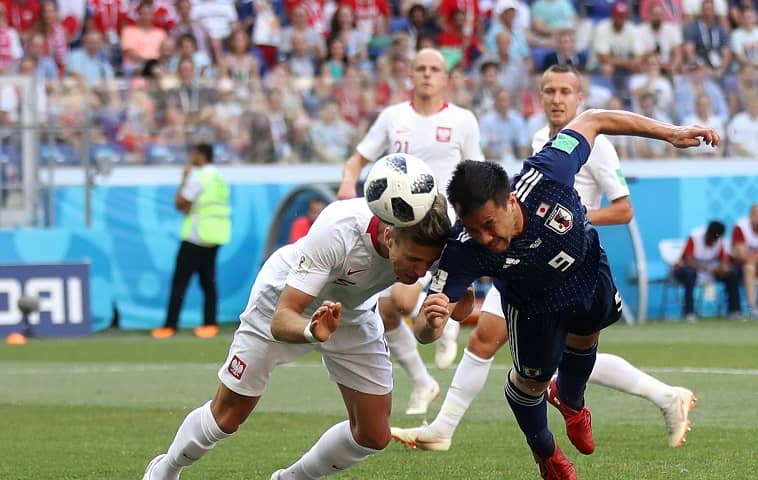 Japan in the playoffs for the smallest number of yellow card