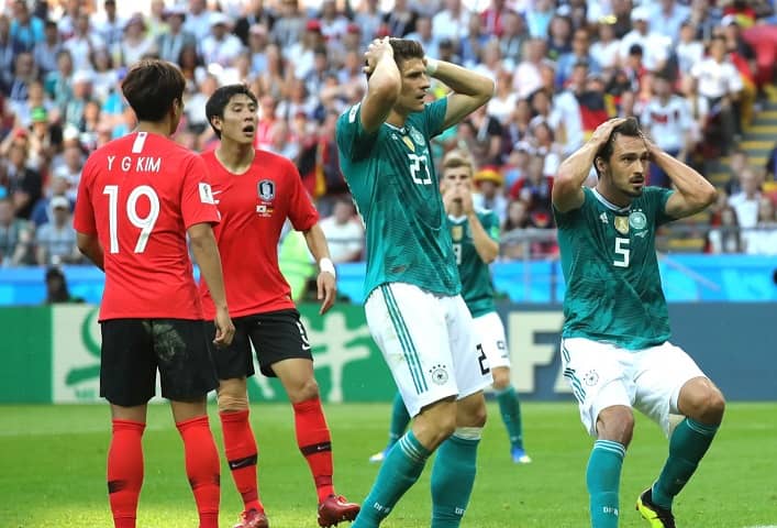 Germany team scored just 3 points