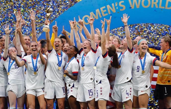USA took the first place