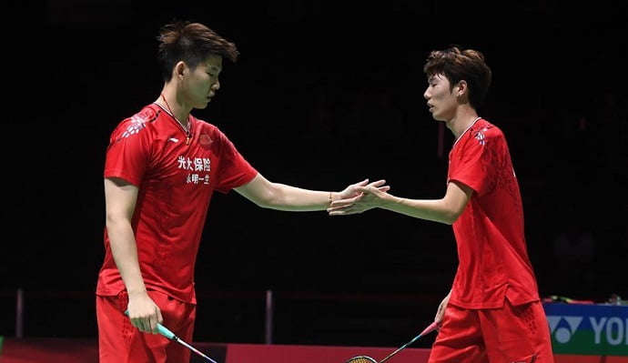 Chinese Athletes Li Junhui and Lu Yuchene won Bronze Medals
