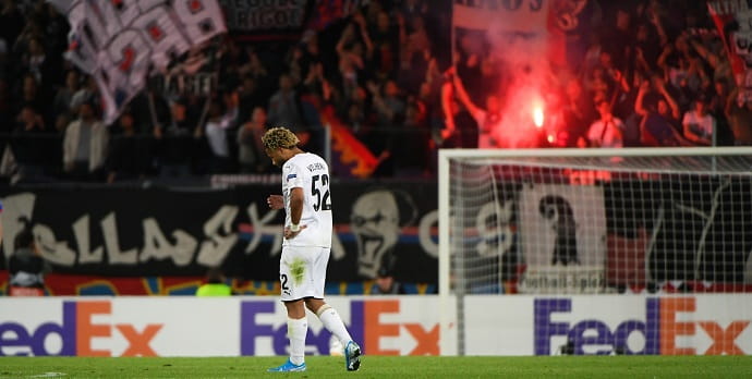 Krasnodar's midfielder Tonny de Vilhena scored in his own goal