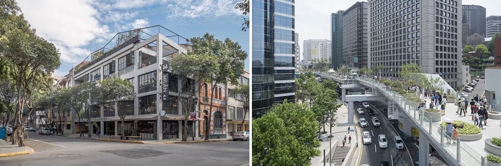 Projects Milan 44 (left) and Seoullo 7017 Skygarden (right)