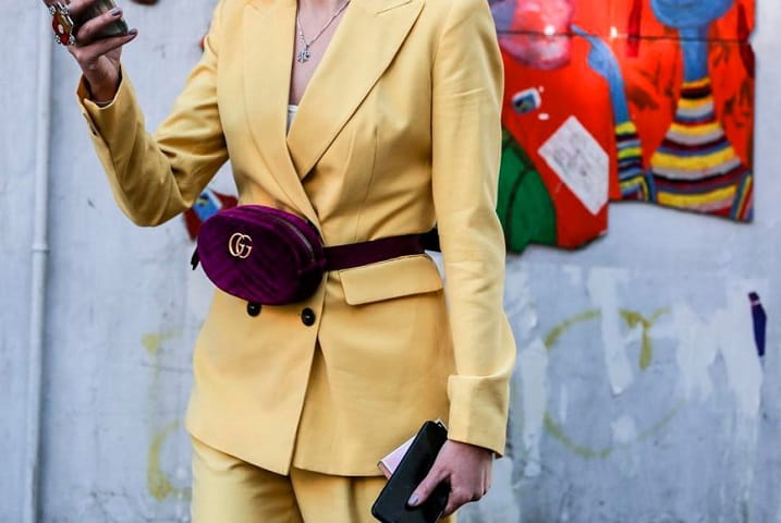 Purse on the waistbelt