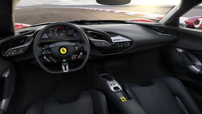The interior is made in the style of Formula 1